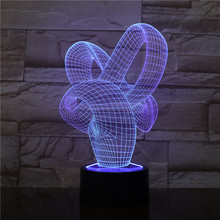 3D Illusion Lamp LED Night Light 3D Abstract Graphics Acrylic Lamparas Atmosphere Lamp Novelty Lighting Home Decorate 2492 2024 - buy cheap