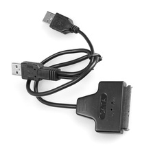 USB 2.0 to SATA 7+15 Pin 22Pin Adapter Cable for 2.5 Inch SATA Hard Drive  IJS998 2024 - buy cheap