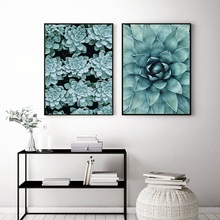 Nordic Art Posters and Prints Minimalist Green Cactus Canvas Painting Plant Wall Pictures for Living Room Home Decoration 2024 - buy cheap