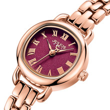 Julius Lady-reloj pequeño Retro para mujer, pulsera de negocios, regalo de cumpleaños y San Valentín, MIYOTA 2024 - compra barato