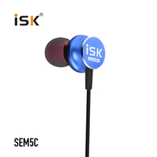 Оригинальный ISK SEM5C Профессиональный DJ мониторинг в ухо наушники HiFi музыка наушники запись Студия Наушники 2024 - купить недорого