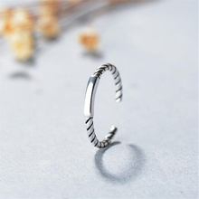 Anel de casamento 2019, novo anel de fio suave retrô, simples, fashion, leve, padrão de linha fina 2024 - compre barato