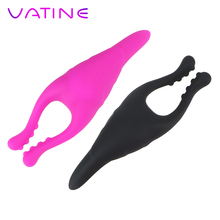 VATINE Rabbit Clamps Vibrator Nipple Massager Clitoris Clip Stimulator Female Masturbator Sex Toys for Women G-spot Adult Games 2024 - buy cheap
