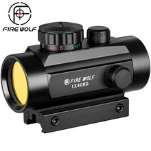 Mira telescópica táctica holográfica para Rifle de caza, mira telescópica de punto rojo y verde de 11Mm/20Mm, 1x40 2024 - compra barato