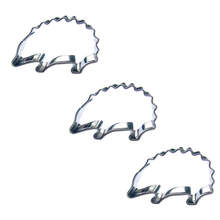 3 pcs Little Hedgehog  Cookie cutter biscuit embossing machine Pastry candy Stainless steel Baking mould Cake decorating tools 2024 - buy cheap