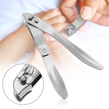 1x Slanted-Edge Carbon Steel Nail Clipper Cutter Cleaner Trimmers Toenail Portable Manicure Pedicure Tools Health Nail Care 2024 - buy cheap