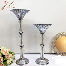 10PCS/LOT Gold/ Silver Vase Crystal Floor Flower Vases Mariage Road Lead Wedding Centerpieces For Party Home Decoration 2024 - buy cheap