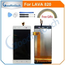 Tela lcd para lava 820, touch screen, digitalizador, montagem, painel de toque, peças de reposição, lava 820 2024 - compre barato