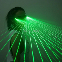 Vidros do laser com dois 100mw 532nm verde/650nm vermelho/450nm laser azul com os tampões dos testes padrões da linha para dançar, partes e mostra 2024 - compre barato