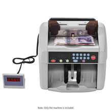 Профессиональная мульти-валютная счетная Автоматическая Счетная машина для денег с УФ/MG детектором фальшивых счетов светодиодный дисплей 2024 - купить недорого