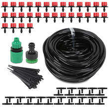 25M Garden DIY Automatic Watering Micro Drip Irrigation System Dripping Watering Kit With 30 Adjustable Dripper 4/7 Inch Hose 2024 - buy cheap