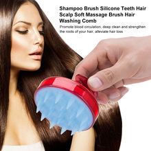 Silicone Hair Brush Body Shampoo Scalp Massage Hairbrush Comb Hair Washing Comb Shower Brush Bath Spa Slimming Massage Brush 2024 - buy cheap