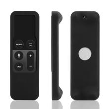 Funda protectora para Apple TV 4K 4th Gen Siri, funda de silicona antiarañazos para Control remoto 2024 - compra barato