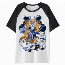 Digimon camiseta masculina de hip hop, camiseta engraçada estilo harajuku para roupas pf2293 2024 - compre barato