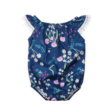 Body floral fofo para recém-nascido e bebê, roupa floral para meninas, macacão de flores, roupa de verão, 2019 2024 - compre barato