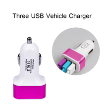 Car Phone Charger Three Port High-capacity Car Adapter For Tesla Model 3 Bmw E46 E90 Ford Focus 2 Volkswagen Passat B6 Audi A3 2024 - buy cheap