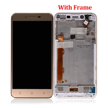 Original For Lenovo Vibe K5 LCD Display Touch Screen Digitizer With Frame For Lenovo K5 A6020A40 A6020a41 LCD free shipping 2024 - buy cheap