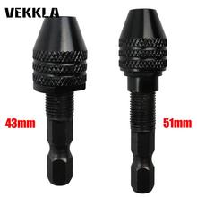 Adaptador de taladro sin llave Hexagonal Mini, 2 estilos, 0,5-3,2mm, 1/4, Universal, varias herramientas, accesorios dremel 2024 - compra barato