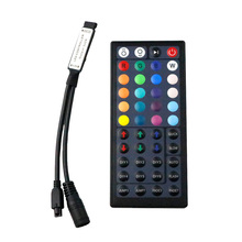 LED IR RGB Controller For RGB SMD 3528 5050 LED Strip mini 44 Keys LED Lights Controller IR Remote Dimmer Input DC5V/12V24V 6A 2024 - buy cheap