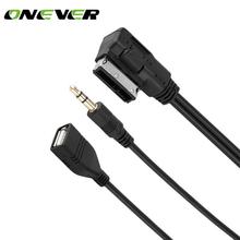 Car Music AMI MMI Interface 3.5mm jack Male Aux In Cable Adapter USB Cable for VW Audi Q5 Q7 A3 A4L A5 A1 1.5m / 5ft 2024 - buy cheap
