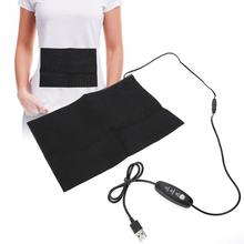 Electric USB Charging Cloth Heater Heating Pad Waist Belly Warming Mat for Warmed Neck Back Abdomen Lumbar Braces Supports 2024 - купить недорого