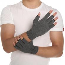 1 pair of compression arthritis gloves cotton elastic therapy finger compression gloves hand arthritis joint pain relief gloves 2024 - buy cheap