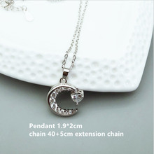2019 Choker Moana Kolye New Collection 100%   Crescent&heart Cz Necklaces Pendant For Women Fashion Jewelry 2024 - buy cheap