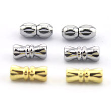 Free Shipping 10Pcs Fashion Jewelry Design DIY Making Gold Plated Bowknot Screw Clasp 5x11mm 2024 - buy cheap