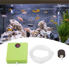 Portable Aquarium Dry Battery Operated Fish Tank Air Pump Aerator Oxygen With Air Stone green High quality 2024 - buy cheap