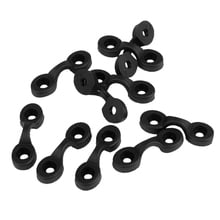 MagiDeal 2019 New Arrival 10PCS Nylon Kayak Deck Loops Pad Eye Connect Buckle Black Connect Buckle 2024 - buy cheap