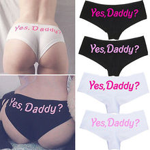 Women Yes Daddy Underpants Seamless women Briefs Knickers Underwear Panties 2024 - buy cheap