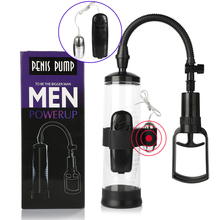 Sex Vibrating Enlargement Penis Enlarger Pump with Bullet Vibrator Belt Penis Extender Massager Masturbator Sex Toys for Man Sex 2024 - buy cheap