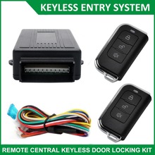 Kit Central Universal para coche, sistema de Control remoto de bloqueo de puerta, sin llave, 2 llaves 2024 - compra barato