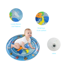 Esterilla de juego de agua inflable para bebé, estera de diversión infantil de 55cm, colorida, centro de juegos de desarrollo infantil con bomba de inflado de mano 2024 - compra barato