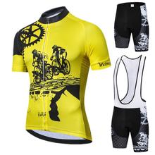 Weimostar Pro Team велосипедная одежда для мужчин летняя футболка с коротким рукавом для велоспорта комплект одежды для горного велосипеда Roupa Ciclismo 2024 - купить недорого