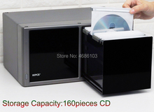 Light touch cd box creativity with ( large capacity 160pcs CD ) box Record Shelf Box, CD Disc Shelf, for Graphophone 2024 - buy cheap