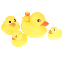 Baby Bath Toy Set Multisiza Squeezing Rubber Duck, Yellow Duck Children Bath Water 2024 - buy cheap
