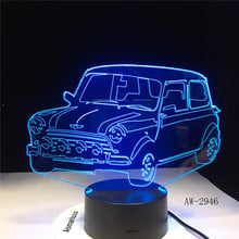 Novelty Gifts Cool SUV Car Vehicle Shape 3D Lamp 7 Colors Change LED Night Lamp Desk Table Decoration Lights Dropship AW-2946 2024 - buy cheap