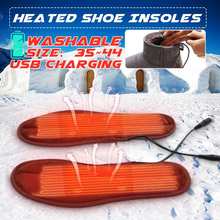 USB Electric Heated Insoles Soles Winter Soft Fleece Heating for Men Women Foot Warmer Heat Boots Shoes Pad 2024 - buy cheap