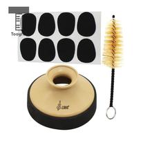 Tooyful 1 Pack Sax Mute Sourdine with Mouthpiece Patches Pads Brush for Alto Saxphone Replacement Parts 2024 - buy cheap