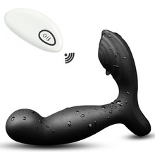 Silicone Prostate Massager Double Vibrators With Remote Control Anal G-Spot Stimulate Anal Plug Adult Products Sex Toys For Men 2024 - buy cheap