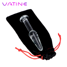 VATINE Glass Anal Plug Anal Sex Toys Butt Plug Sex Toys for Men Women Prostate Massager Masturbation Erotic Toys 2024 - buy cheap
