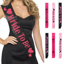 Hot Pink Bride to be Sash Girls Hen Night Bridal Shower Bachelorette Party Favor   Party & Holiday DIY Decorations 2024 - buy cheap