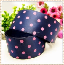 Rose Dots Print Stain Ribbon 1-1/2'' (38mm) Wide x 10-Yards , Crafts, Hair Bows, Gift Wrapping, Wedding Party Decorat 2024 - buy cheap