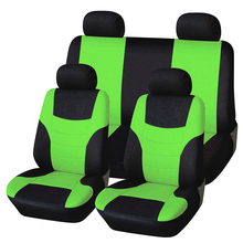 Funda de asiento de coche clásica Universal, conjunto de fundas de asiento de estilo para coche (verde fluorescente), 8 Uds. 2024 - compra barato