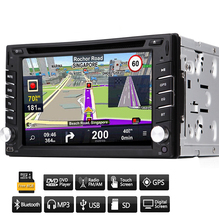 Universal 2 Din Car Radio Stereo Car DVD Player 6.2 inch Car Multimedia Player GPS Navigation Bluetooth USB SD Radio Audio 2024 - buy cheap