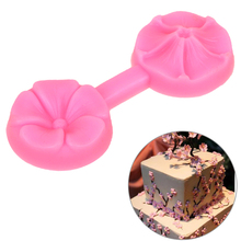 Molde de silicone em formato de flor 3d, ferramenta de decoração para bolo confeitaria e chocolate 2024 - compre barato