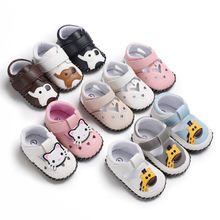 Novas Arrivels Bebê Menino Menina Animais Criança Suave Sole Crib Shoes Newborn Prewalker Anti-slip Tênis 2024 - compre barato