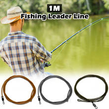 Cable de línea de guía de pesca de 1M, 30lb/80lb, con anillo giratorio, aparejos de línea de pesca, accesorios de cable 2024 - compra barato