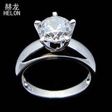 Flawless 8mm Round Cut 925 Sterling Silver Genuine AAA Graded Cubic Zirconia Exquisite Engagement Wedding Women Jewelry Ring 2024 - buy cheap